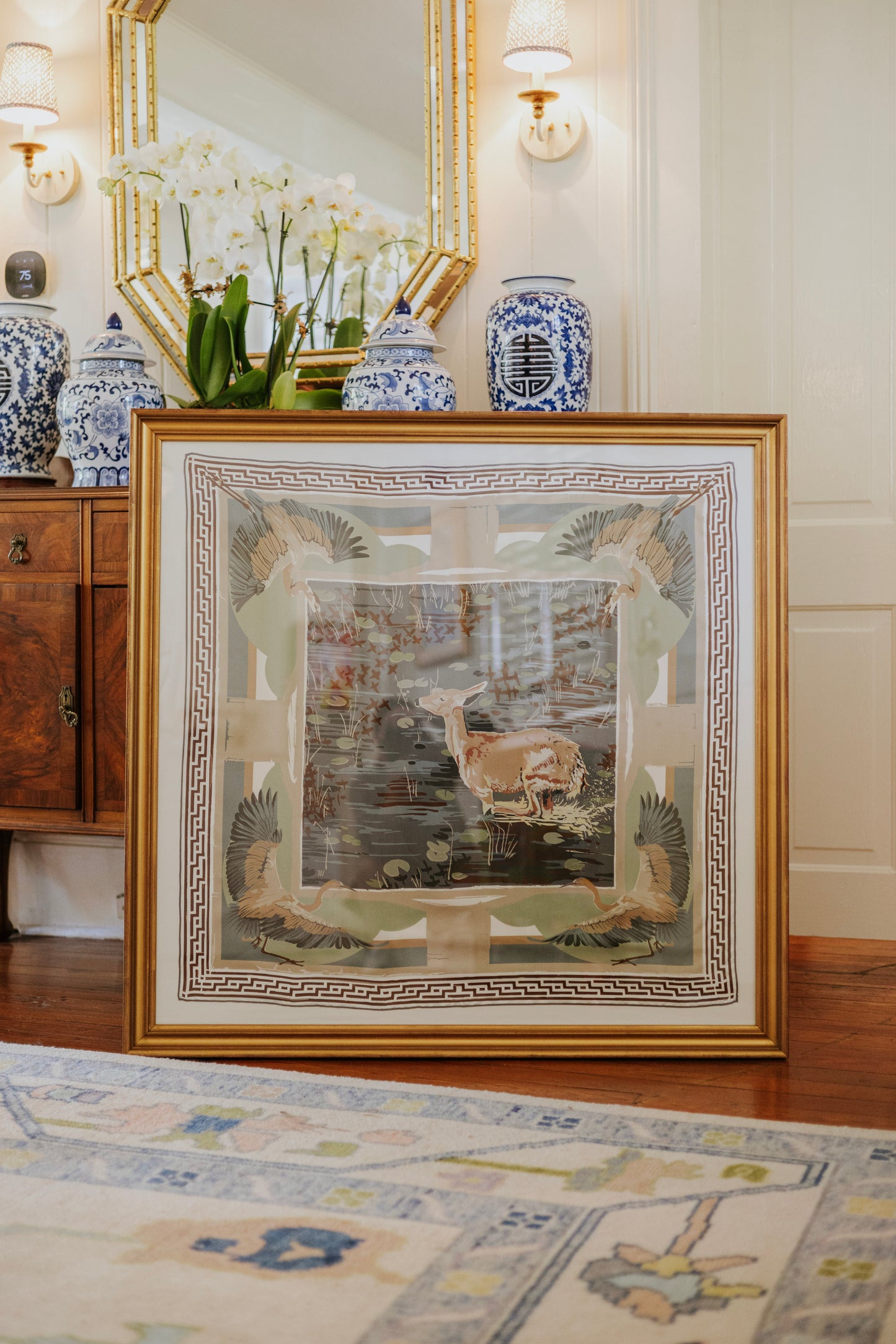 35" Framed Scarf