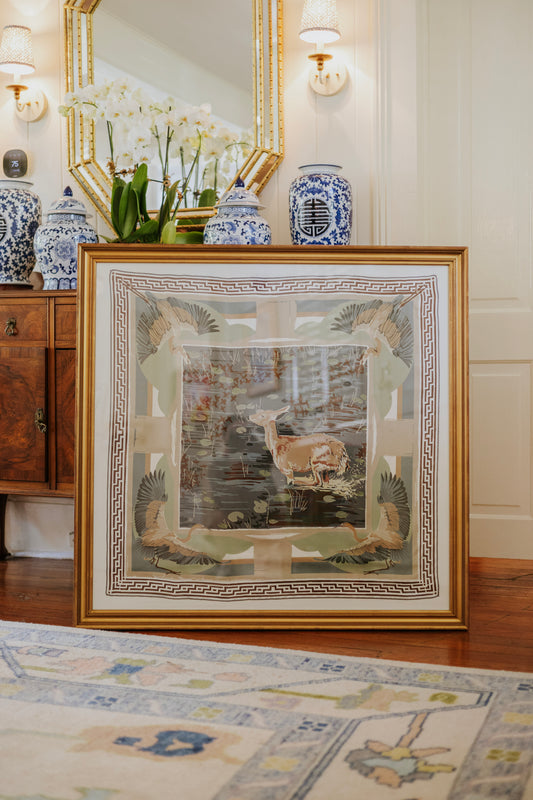 35" Framed Scarf