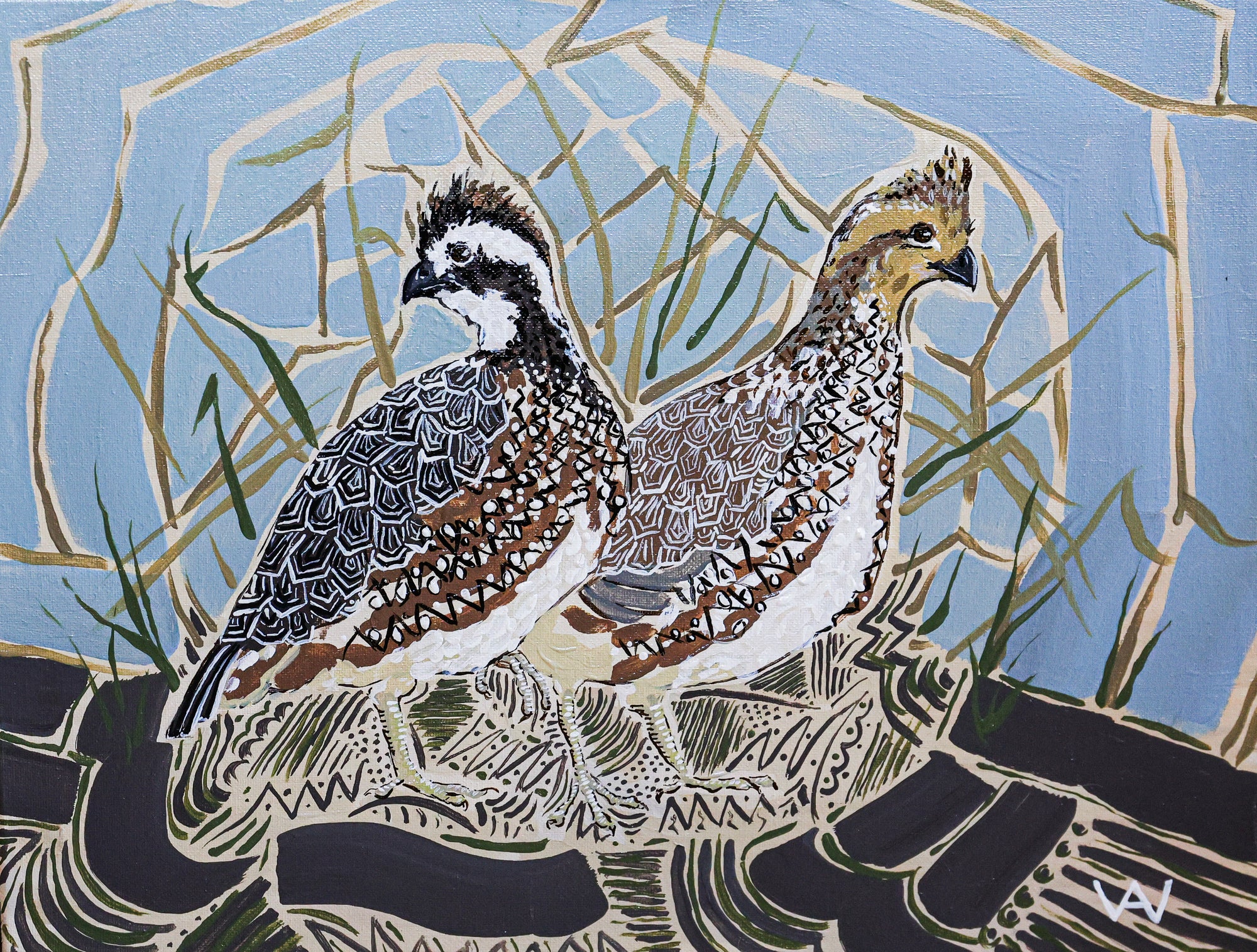 Patternwork Covey Pair