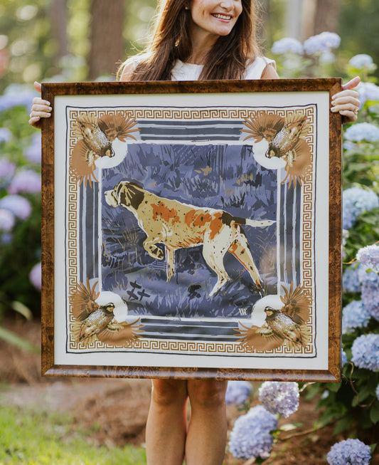 25" Framed Scarf