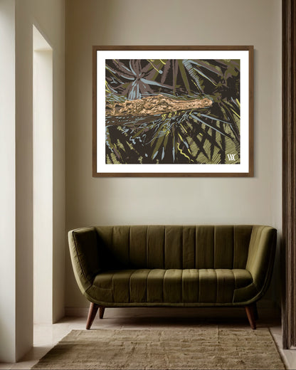 Brown Ocmulgee Alligator | Austin Williams Art | austinwilliamsart.com