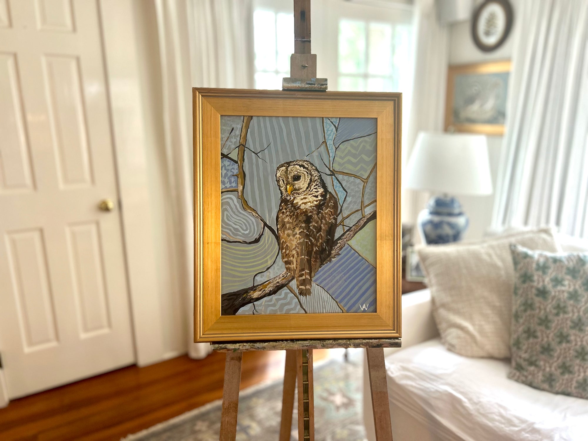 Patternwork Barred Owl