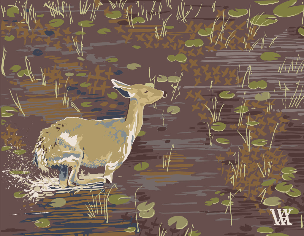 Brown Lilypad Doe