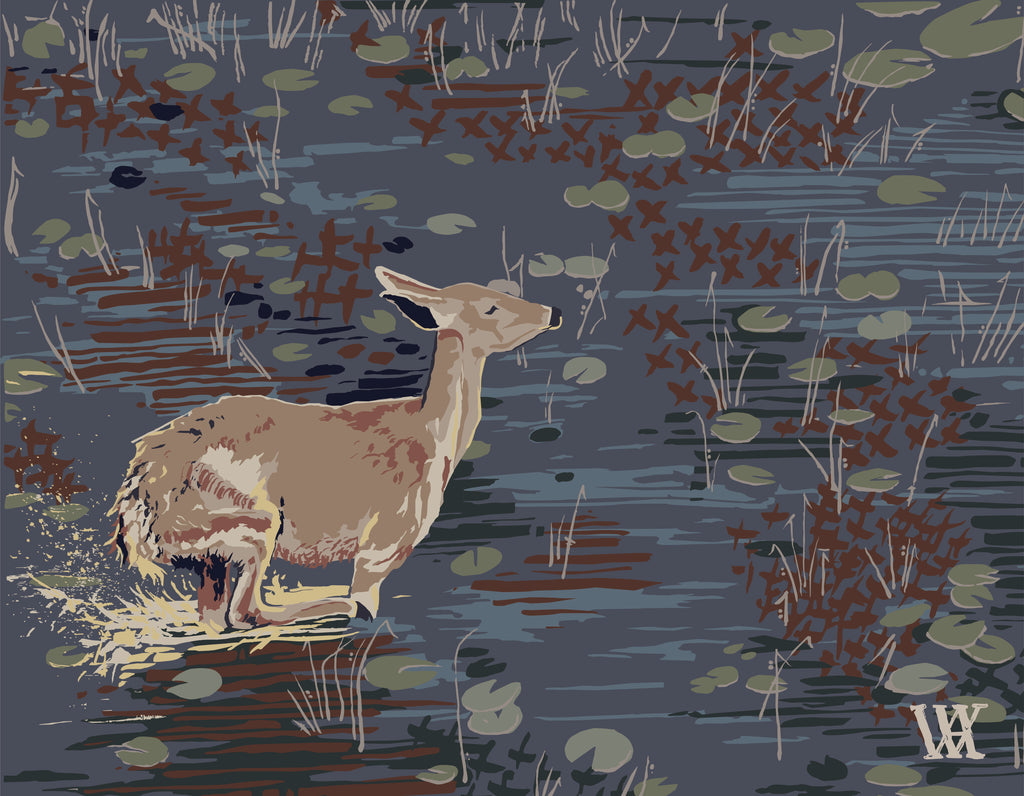 Slate Lilypad Doe