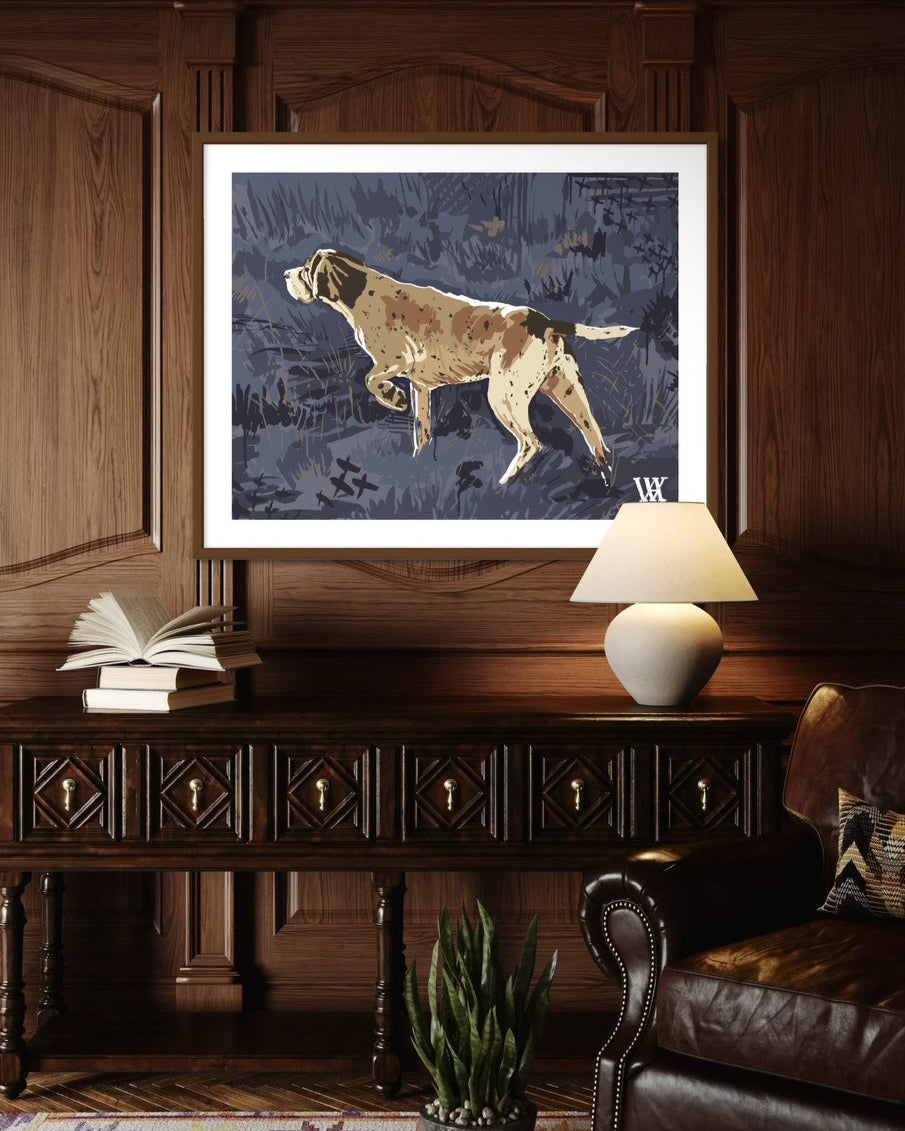 Navy Pointing Strong | Austin Williams Art | austinwilliamsart.com