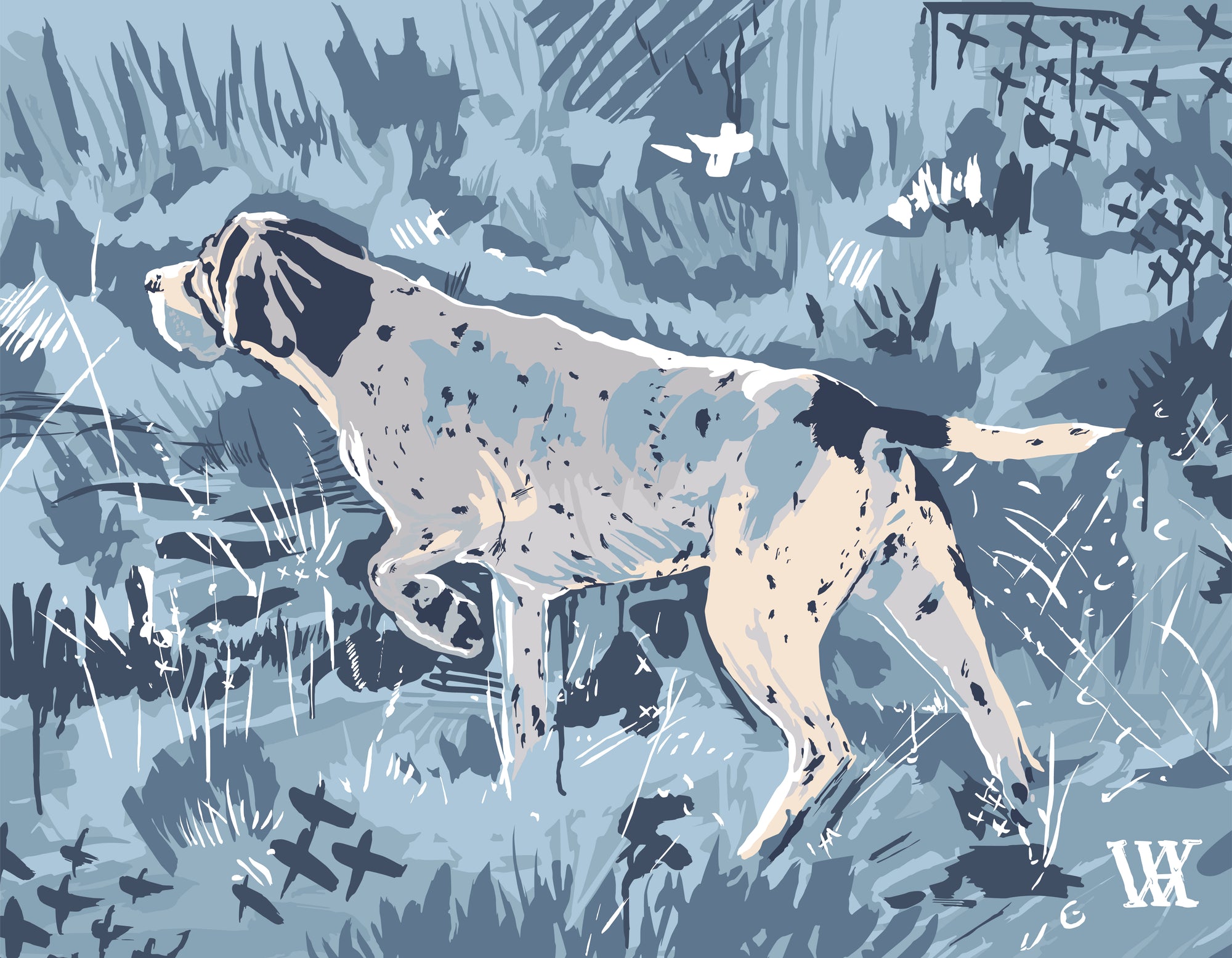 Light Blue Pointing Strong