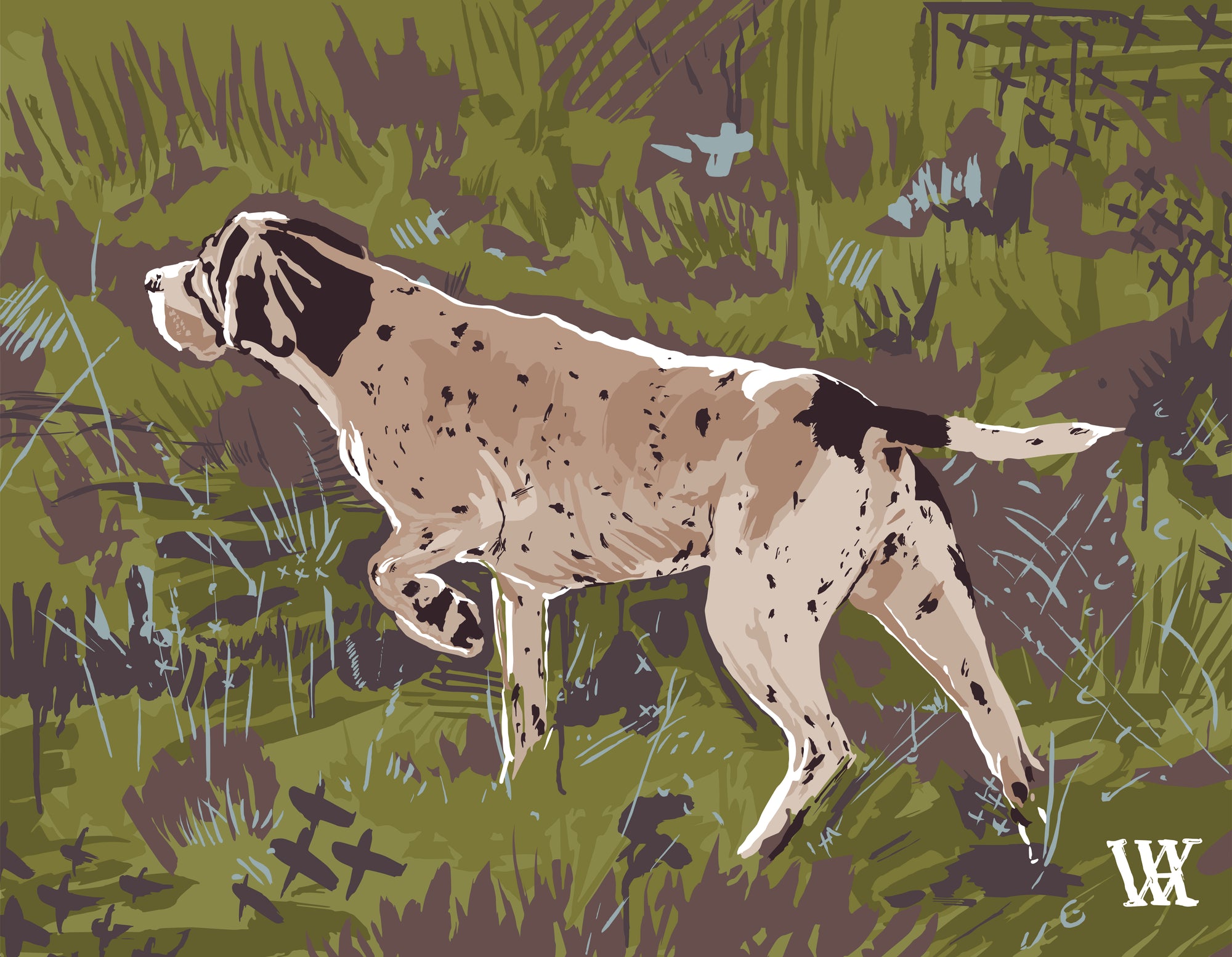 Olive Pointing Strong