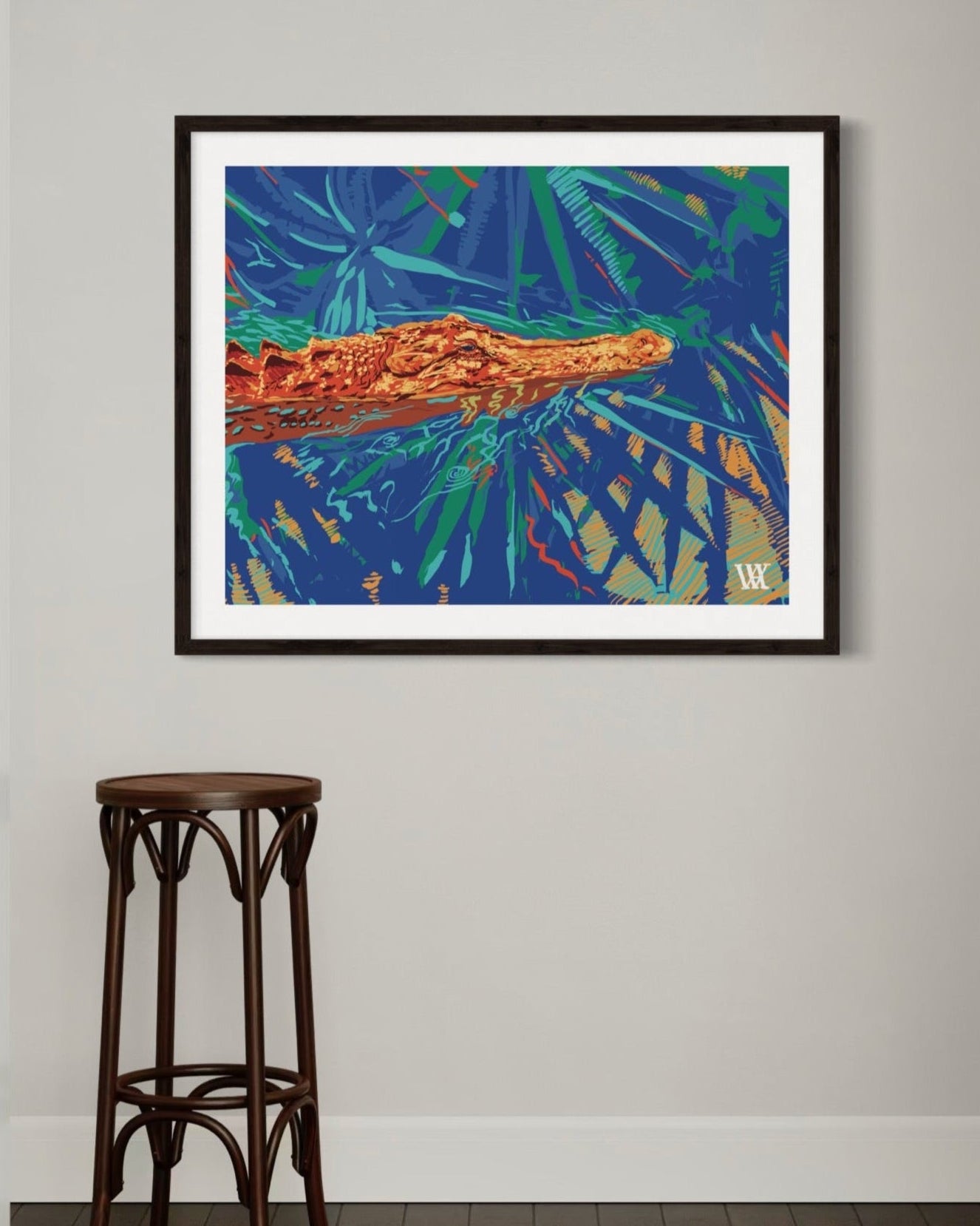 The Swamp Gator | Austin Williams Art | austinwilliamsart.com